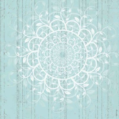 Mandala sobre cemento